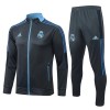 Real Madrid Chaqueta De Entrenamiento Trajes 2022/23 Azul Gris Oscuro - Hombre Real Madrid Chaqueta De Entrenamiento Trajes 2022/23 Azul Gris Oscuro - Hombre